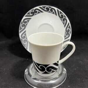 Vintage 1960’s Winterling Coffee Cup and Saucer Demitasse  Set Of 6